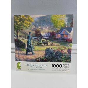 Thomas Kinkade 1000 piece Puzzle Homecoming Hero